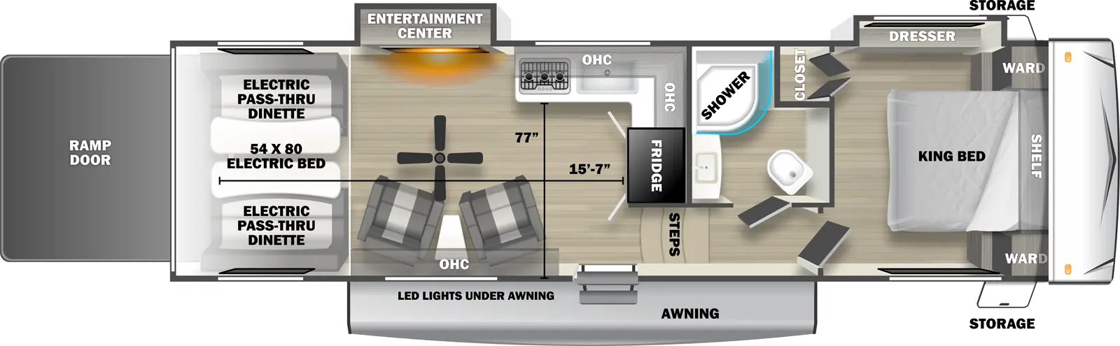 Sandstorm 2800SRT Floorplan